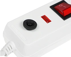 Сетевой фильтр IEK СФ-05К 1.5м (5 розеток) белый (коробка)