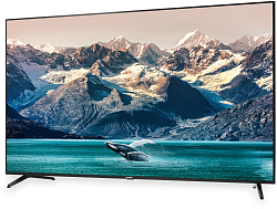 Телевизор LED Hyundai 75" H-LED75BU7002 Салют ТВ Metal черный 4K Ultra HD 60Hz DVB-T DVB-T2 DVB-C DVB-S DVB-S2 USB WiFi Smart TV