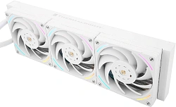 Система водяного охлаждения Thermalright Elite Vision 360 ARGB Soc-AM5/AM4/1200/1700/1851 белый 4-pin 29.4dB Al LCD Ret (E-VISION-360-WH-ARGB)