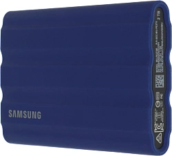 Накопитель SSD Samsung Original USB-C 2Tb MU-PE2T0R/WW Shield T7 1.8" синий