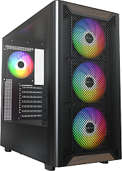 Корпус Montech XR Wood черный без БП ATX 9x120mm 4x140mm 2xUSB3.0 audio bott PSU