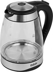 Чайник электрический BBK EK1729G 1.7л. 2200Вт черный корпус: стекло