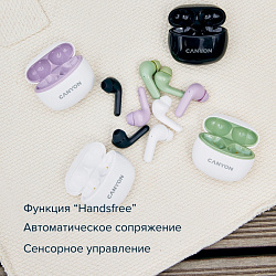 Гарнитура вкладыши Canyon TWS-5 фиолетовый беспроводные bluetooth в ушной раковине (CNS-TWS5PU)