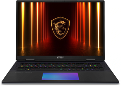 Ноутбук MSI Titan 18 HX AI A2XWJG-206RU Core Ultra 9 285HX 64Gb SSD4Tb NVIDIA GeForce RTX5090 24Gb 18" IPS UHD+ (3840x2400) Windows 11 Home black WiFi BT Cam (9S7-182421-206)
