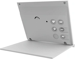 Будильник Ritmix CAT-042 White белый LCD подсв:белая часы:цифровые без радио