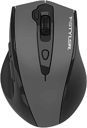 Мышь A4Tech Fstyler FG55S Plus серый оптическая 1200dpi silent беспров. USB