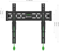 Кронштейн для телевизора Onkron TM5 черный 32"-70" макс.68кг настенный наклон
