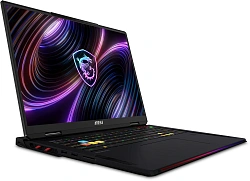Ноутбук MSI Raider 18 Max HX A2WI-1048RU Core Ultra 9 290HX Plus 32Gb SSD2Tb NVIDIA GeForce RTX5080 16Gb 18" IPS UHD+ (3840x2400) Windows 11 Home black WiFi BT Cam (9S7-182462-1048)