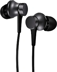 Гарнитура внутриканальные Xiaomi In-Ear 1.25м черный проводные (ZBW4354TY)