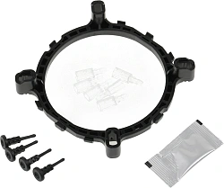 Устройство охлаждения(кулер) ID-Cooling DK-01S Soc-AM5/AM4/1200/1700/1851 черный 3-pin 24dB Al 65W 144gr Ret