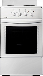 Плита Электрическая Flama AE 1402 W белый эмаль