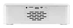 Радиобудильник Hyundai H-RCL360 белый LCD подсв:белая часы:цифровые FM