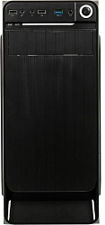 Корпус Accord E-01 черный без БП ATX 1x80mm 1x92mm 2x120mm 2xUSB2.0 1xUSB3.0 audio