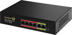 Коммутатор Exegate EDES-1006D.4PoE-48W EX299020RUS (L2) 6x100Мбит/с 4PoE 48W неуправляемый