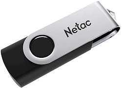 Флеш Диск Netac 8GB U505 NT03U505N-008G-20BK USB2.0 черный/серебристый