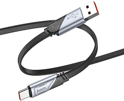 Кабель Hoco U119 5A Machine charging data cable Type-C 05007 USB (m)-USB Type-C (m) 1.2м черный