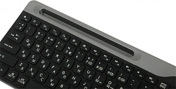 Клавиатура A4Tech Fstyler FBK25 черный/серый USB беспроводная BT/Radio slim Multimedia (FBK25 BLACK)