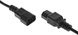 Шнур питания Lanmaster LAN-PP13/14-10-BK C13-С14 проводник.:3x0.75мм2 10м 220В 10А черный