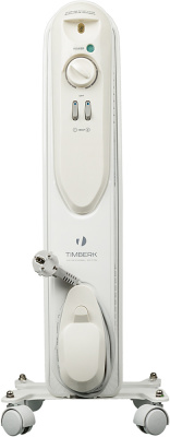 Радиатор масляный Timberk TOR 21.1005 SLX 1000Вт белый