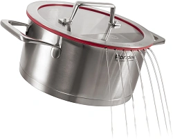 Кастрюля Rondell Verter RDS-2029 2.6л. d=20см (с крышкой) стальной