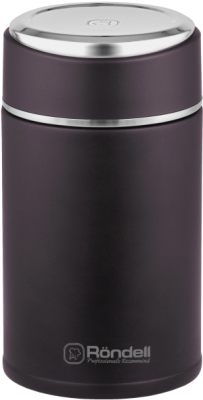 Термос для еды Rondell Tierno RDS-1661 0.7л. бордовый с чехлом картонная коробка