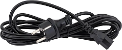 Шнур питания Lanmaster LAN-PP13/SH-3.0-BK C13-Schuko проводник.:3x0.75мм2 3м 220В черный