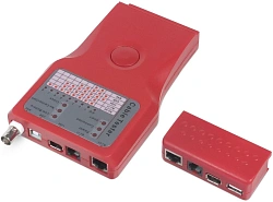 Тестер кабельный Cabeus CT-SLT-5-1 красный