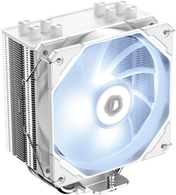 Устройство охлаждения(кулер) ID-Cooling SE-224-XTS Soc-AM5/AM4/1200/1700/1851 белый 4-pin 16-29dB Al+Cu 220W 650gr Ret (SE-224-XTS WHITE)