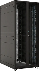 Шкаф серверный ЦМО (ШТК-СП-42.8.12-88АА-9005) напольный 42U 800x1200мм пер.дв.перфор.2ств. 2 бок.пан. задн.дв.перфор.2-хст. направл.под винты 1350кг черный 883мм 174кг 120град. 1950мм IP20 сталь