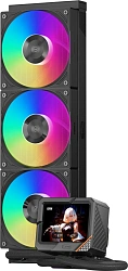 Система водяного охлаждения PcCooler GT360 Display ARGB Soc-AM5/AM4/1200/1700/1851 черный 4-pin 15-41.5dB Al LCD 310W Ret (GT360-BKAWXY-GL)