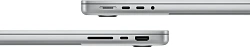 Ноутбук Apple MacBook Pro A3401 M4 Pro 12 core 24Gb SSD512Gb/16 core GPU 14.2" Liquid Retina XDR (3024x1964) macOS silver WiFi BT Cam (MX2E3LL/A)