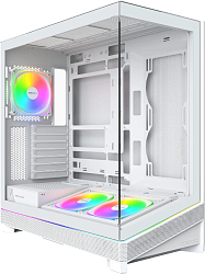 Корпус Montech Sky 3 белый без БП ATX 5x120mm 5x140mm 2xUSB3.0 audio bott PSU