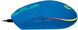 Мышь Logitech G102 LightSync синий оптическая 8000dpi USB 6but (910-005810)