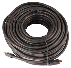 Кабель аудио-видео Lazco WH-111 HDMI (m)/HDMI (m) 30м. позолоч.конт. черный (10320)