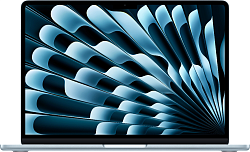 Ноутбук Apple MacBook Air A3240 M4 10 core 16Gb SSD256Gb/8 core GPU 13.6" Liquid Retina (2560x1664) macOS lt.blue WiFi BT Cam (Z1H70002S(MC6T4))