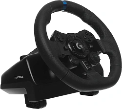 Руль Logitech G923 10кноп. (с педалями) черный
