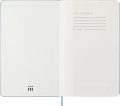 Еженедельник Moleskine CLASSIC WKNT Large 130х210мм 144стр. аквамарин
