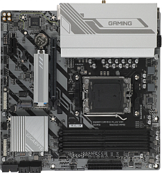 Материнская плата Gigabyte B650M GAMING PLUS WF Socket AM5 AMD B650 4xDDR5 mATX AC`97 8ch(7.1) 2.5Gg RAID+HDMI+DP