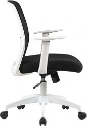 Кресло Cactus CS-WMC333-BK черный сиденье черный сетка/ткань низк.спин. крестов. пластик пластик белый