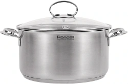 Кастрюля Rondell Zart RDS-1227 5.1л. d=24см (с крышкой) стальной