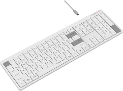 Клавиатура A4Tech Fstyler FBX55C белый USB беспроводная BT/Radio slim Multimedia (FBX55C)