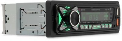 Автомагнитола Digma MCP-455 1DIN 4x50Вт v5.0 USB 2.0 AUX 4 ПДУ