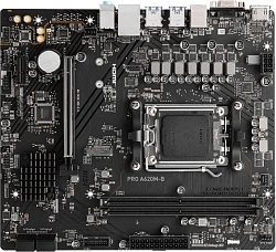 Материнская плата MSI PRO A620M-B Socket AM5 AMD A620 2xDDR5 mATX AC`97 8ch(7.1) 2.5Gg RAID+VGA+HDMI