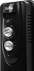 Радиатор масляный Ballu Classic Black BOH/CL-07BRN 1500Вт черный/серый