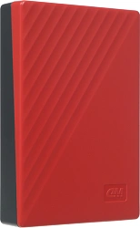 Жесткий диск WD USB3.2 Gen1 4TB WDBPKJ0040BRD-WESN My Passport 2.5" красный