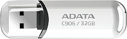 Флеш Диск A-Data 32Gb Classic C906 AC906-32G-RWH USB2.0 белый