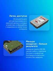 Жесткий диск WD SATA-III 10Tb WD101EFBX NAS Red Plus (7200rpm) 256Mb 3.5"
