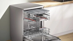 Посудомоечная машина Bosch Serie 6 SMS6EMI38Q нержавеющая сталь (полноразмерная)