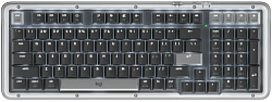Клавиатура Logitech K98M механическая графитовый USB беспроводная BT/Radio Multimedia (подставка для запястий) (920-013040)