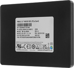 Накопитель SSD Samsung PCIe 4.0 x4 960GB MZQL2960HCJR-00B7C PM9A3